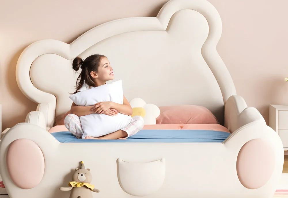 bed teddy bear